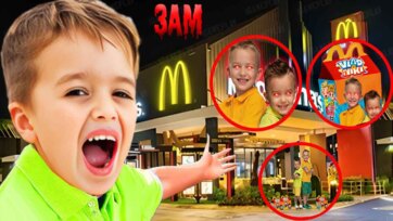Curious Kids Discover a Colorful Surprise Box at a Family Restaurant