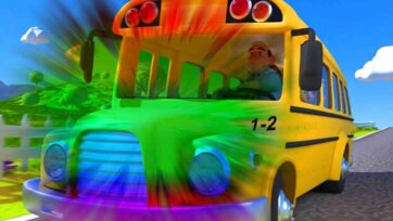 Happy Bus Ride for Kids - Color Learning and Fun Journey with Friends