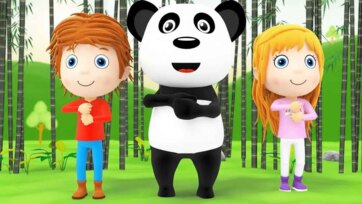 Panda and Kids Surprise Eggs Adventure - Colors, Shapes and Fun Learning