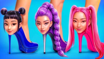 Color Hair High Heels Adventure for Kids - Magic Fashion Fun