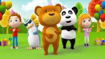 Colorful Surprise Eggs with Panda and Friends - Fun Learning for Kids