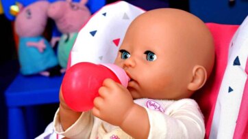 Baby Doll Bottle Time Adventure in a Cozy Nursery Play Room